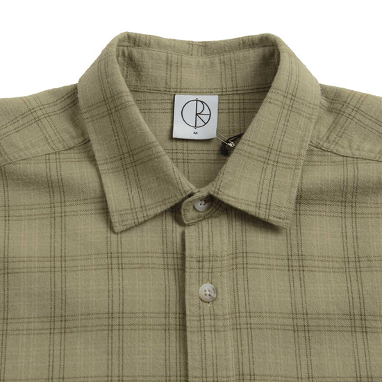 Mitchell LS Shirt Flannel (Green/Beige)