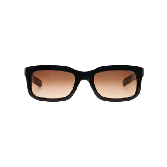 PALMER (Solid Black / Brown Gradient Lens)