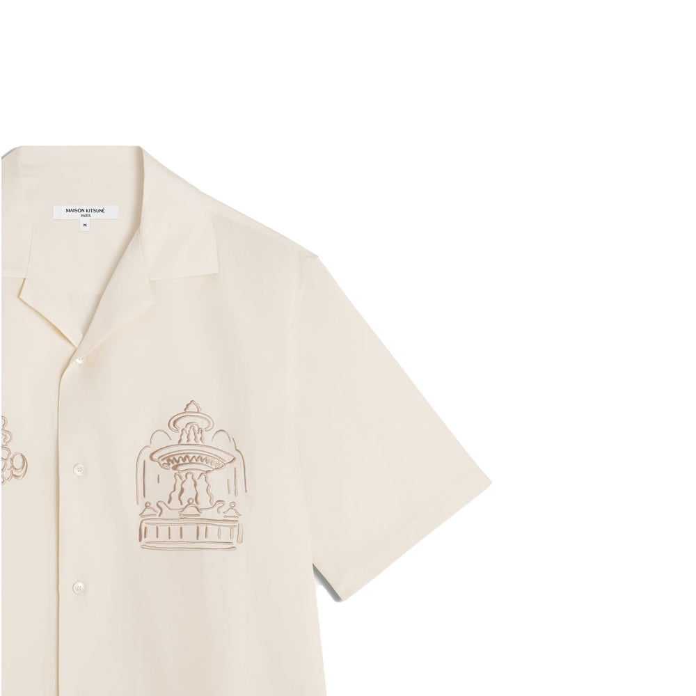 Parisian Monuments Resort Shirt - Clay