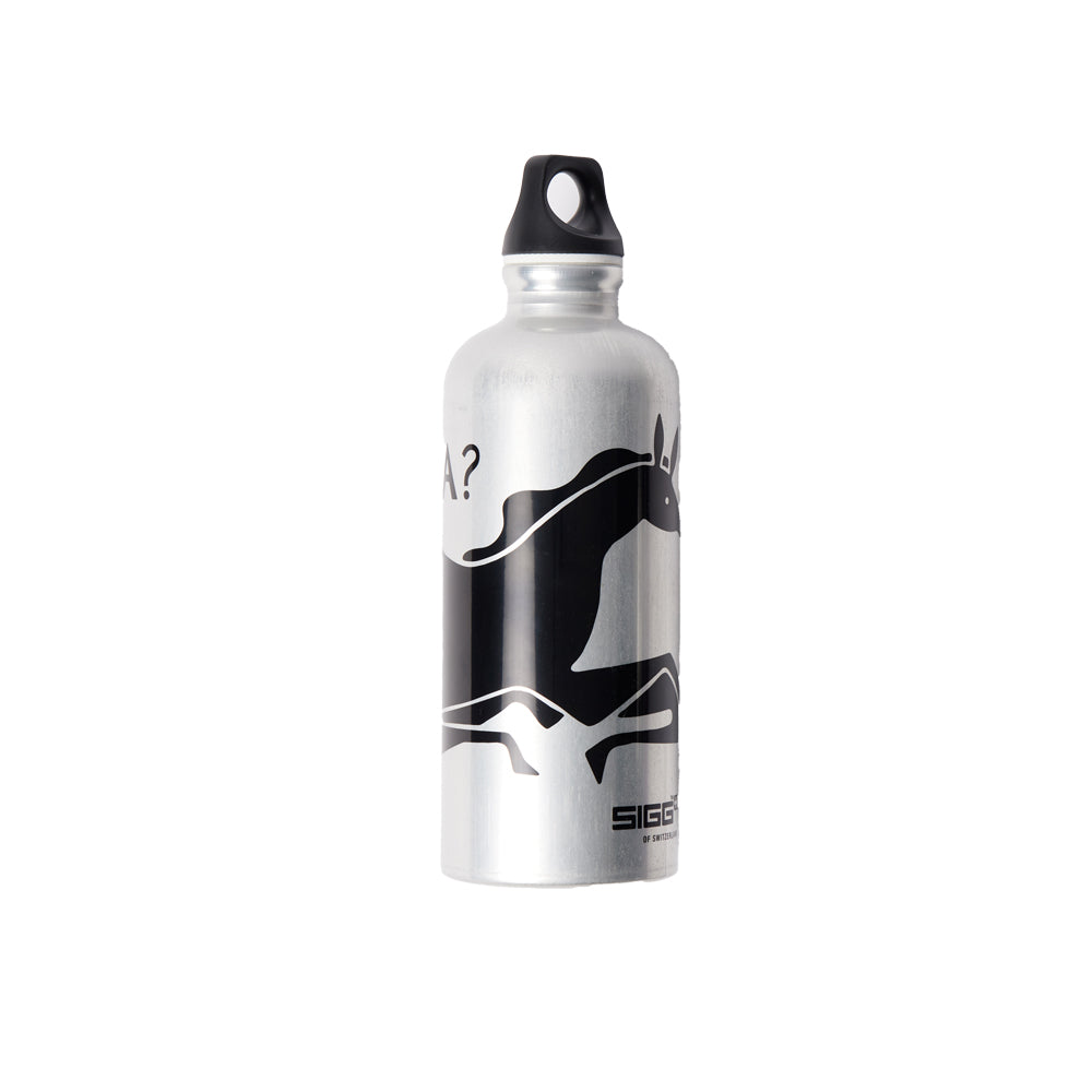 Horizontal Horse Sigg Bottle (Black)