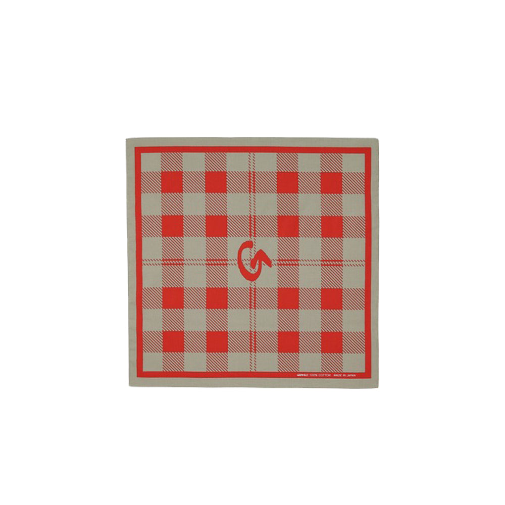 Plaid Bandana - Crimson