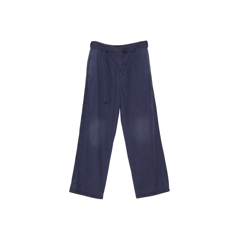 Pleated Work Pant - Navy