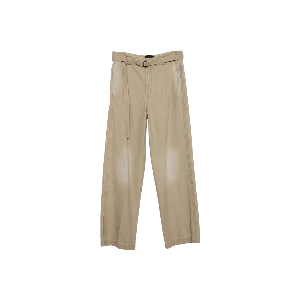 Pleated Work Pant - Sand