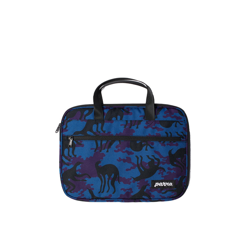 Purple Camo Beast Laptop Sleeve - Blue