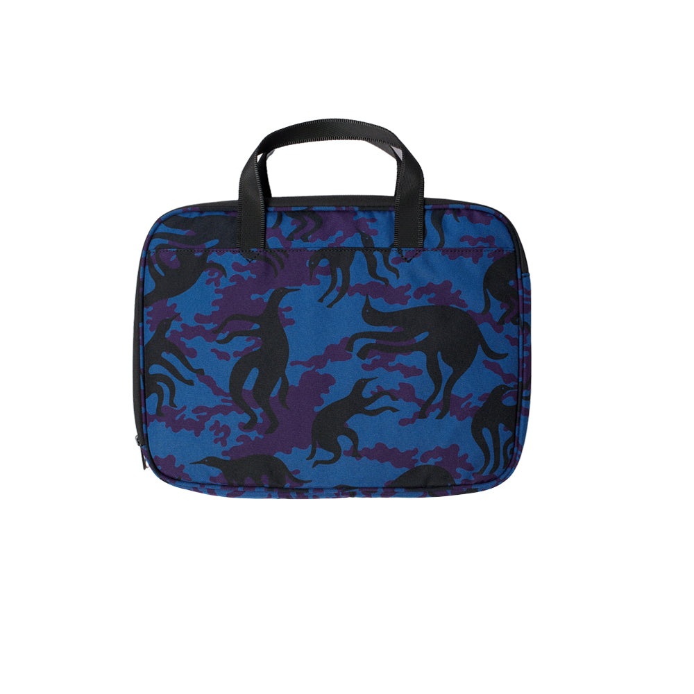 Purple Camo Beast Laptop Sleeve - Blue