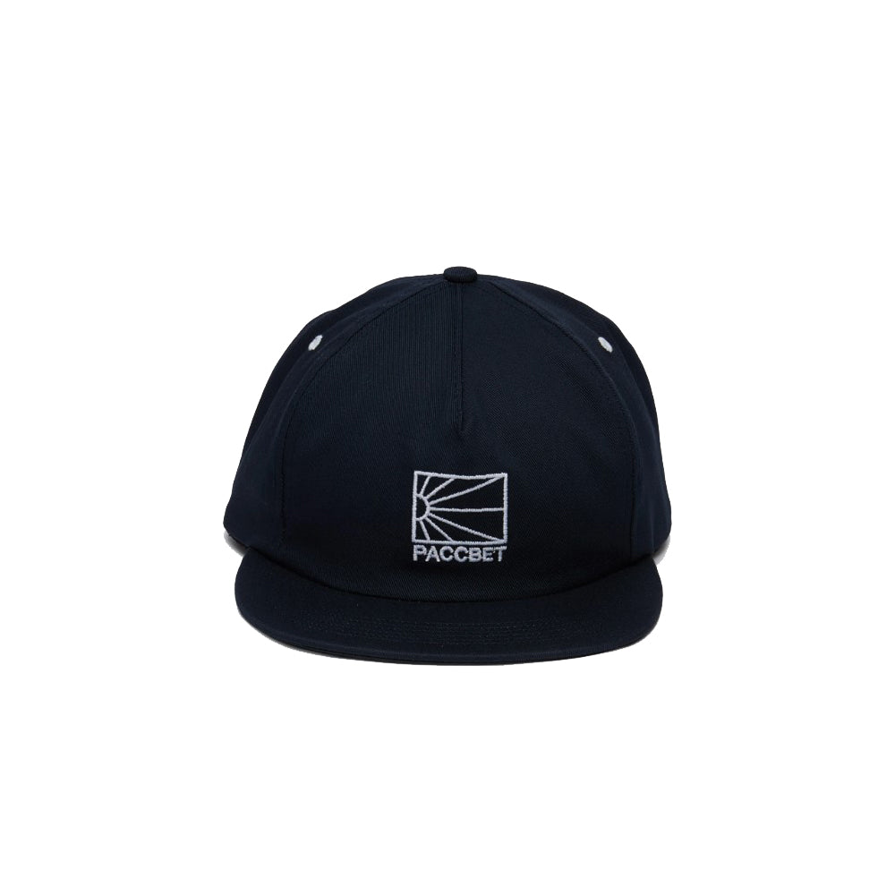 5 Panel Cap Chino Twill Light Wash Woven (Navy)