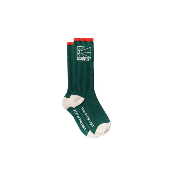 Logo Socks Knit (Green)