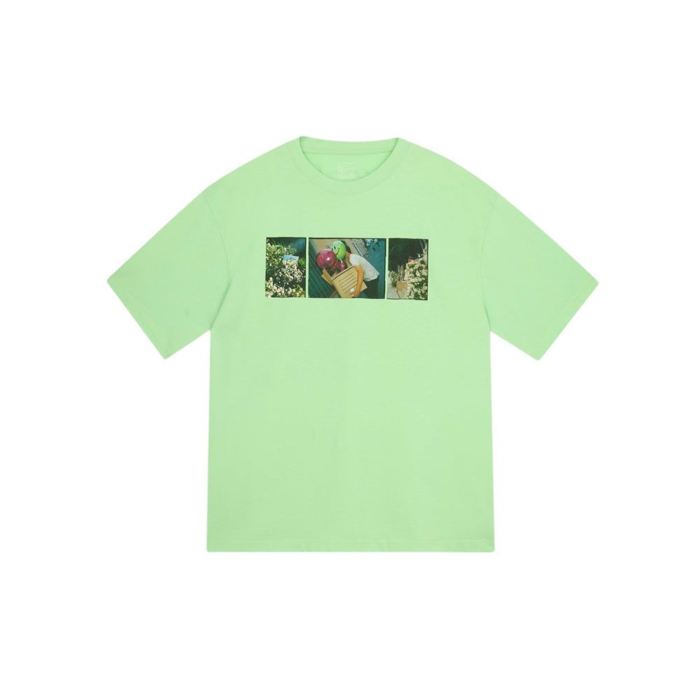 La Melancolia Smile Now T-Shirt Knit (Lime Green)