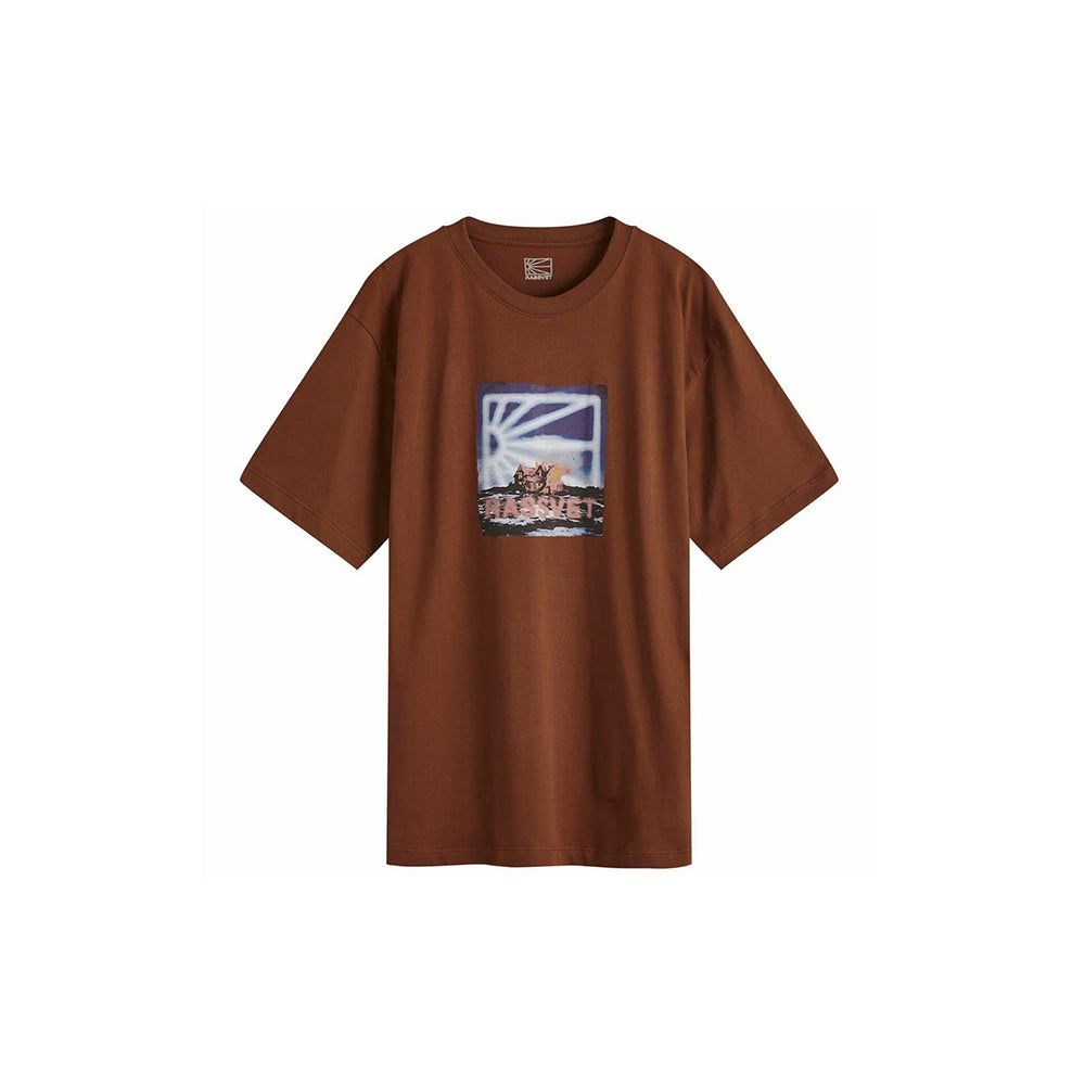 On Fire Tee Shirt Knit (Brown)