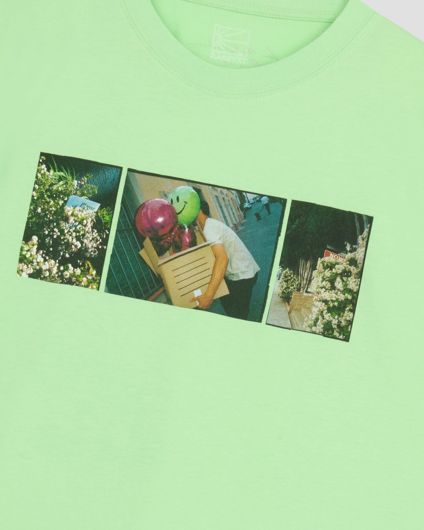 La Melancolia Smile Now T-Shirt Knit (Lime Green)