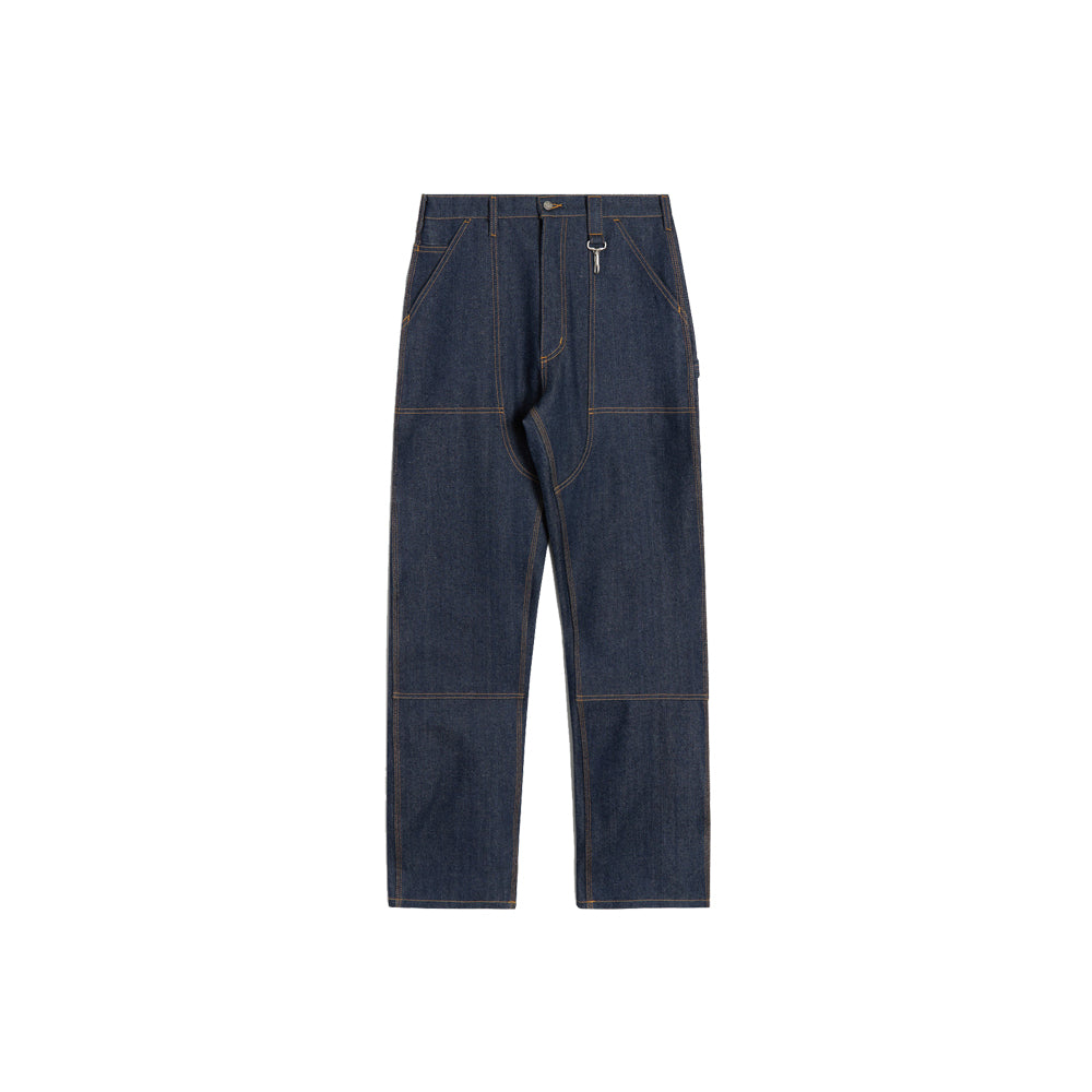 Raw Denim Double Knee Pant (Raw Indigo)