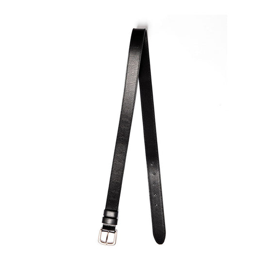 Logo Belt Leather (Black)