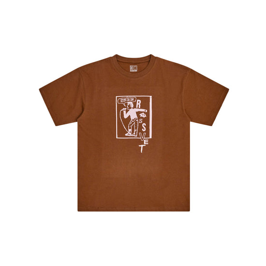 Statement Tee Shirt (Brown)