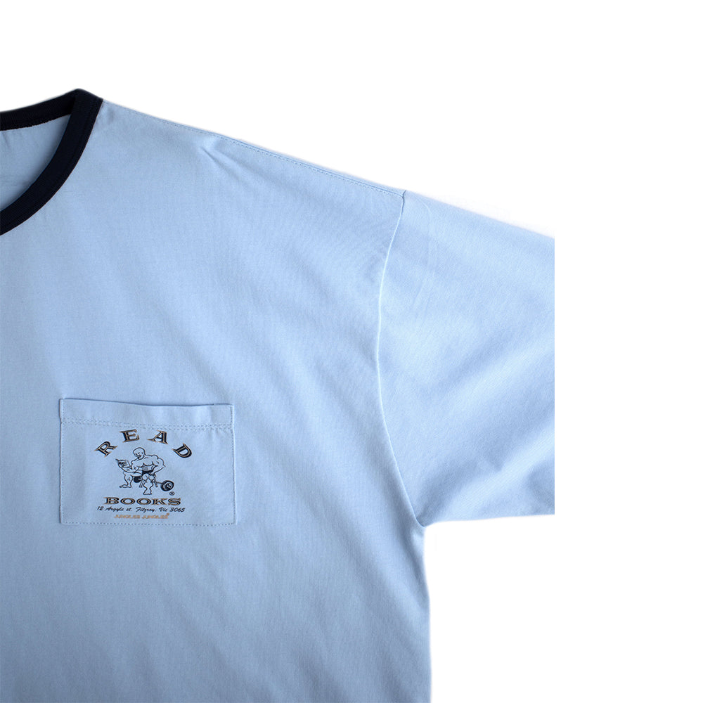 Read More Books Ringer Tee - Blue