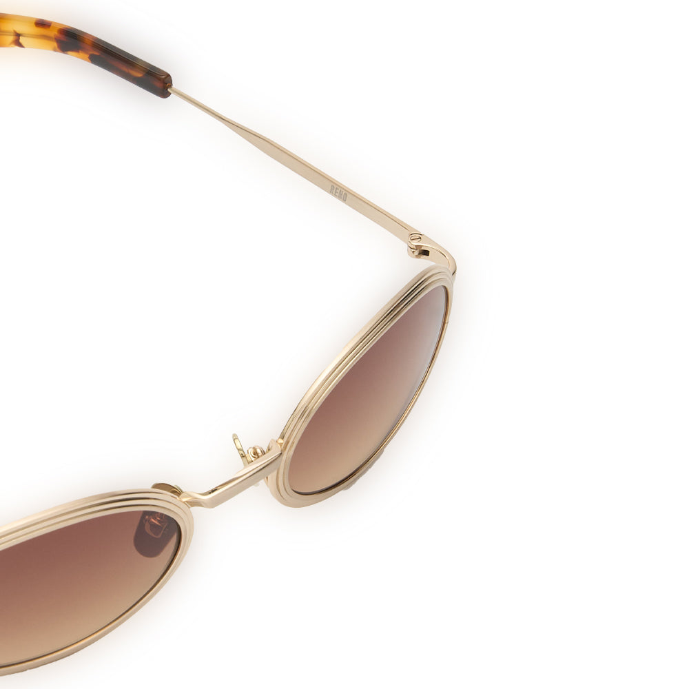 RENO Brushed Light Gold/Brown Gradient Lens