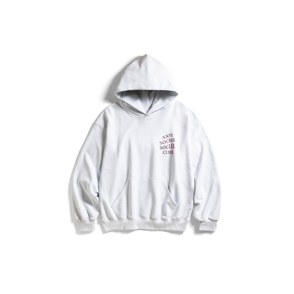 Rhinestone Mind Games Hoodie - White/Pink