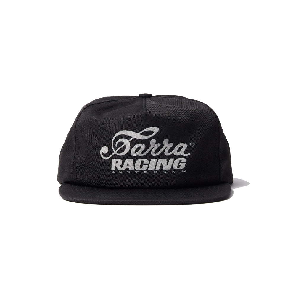 Racing 5 Panel Hat - Black