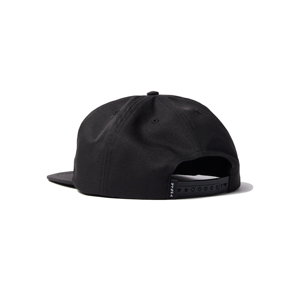 Racing 5 Panel Hat - Black