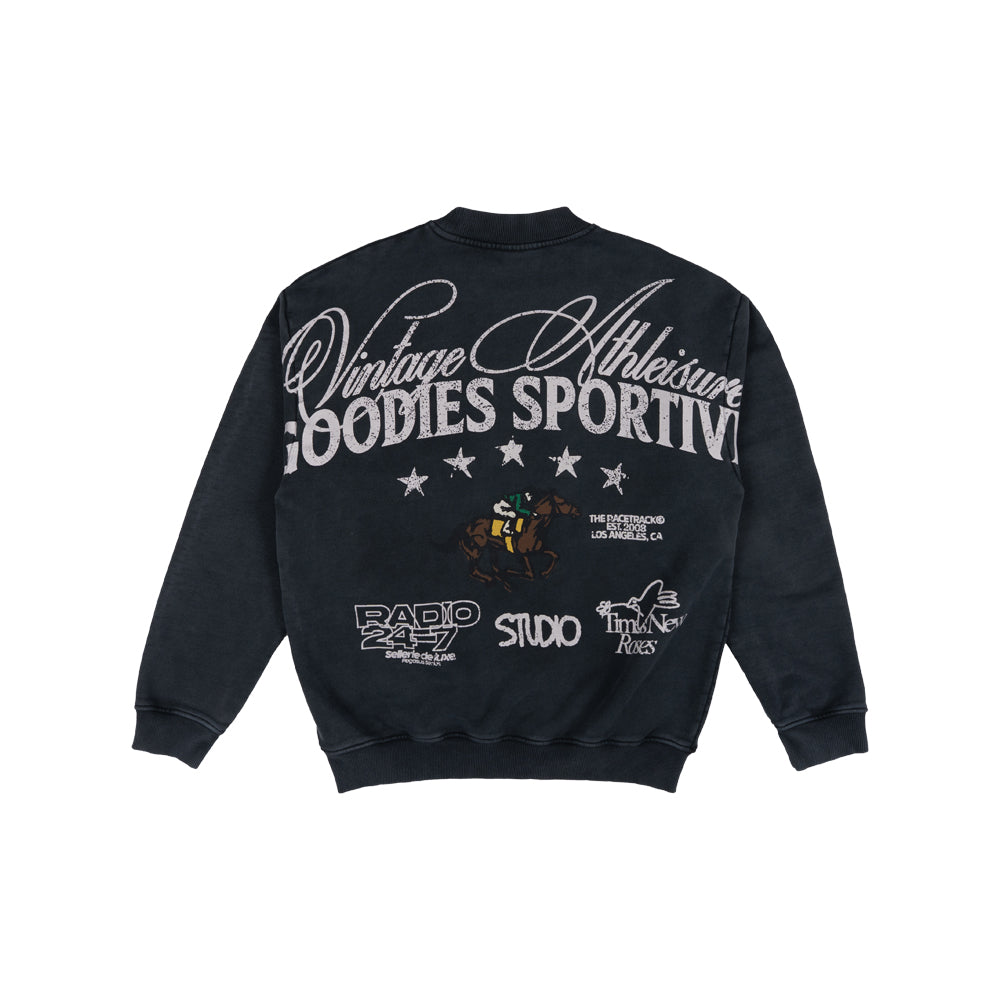 Radio 24/7 Crewneck - Grey Fadeout