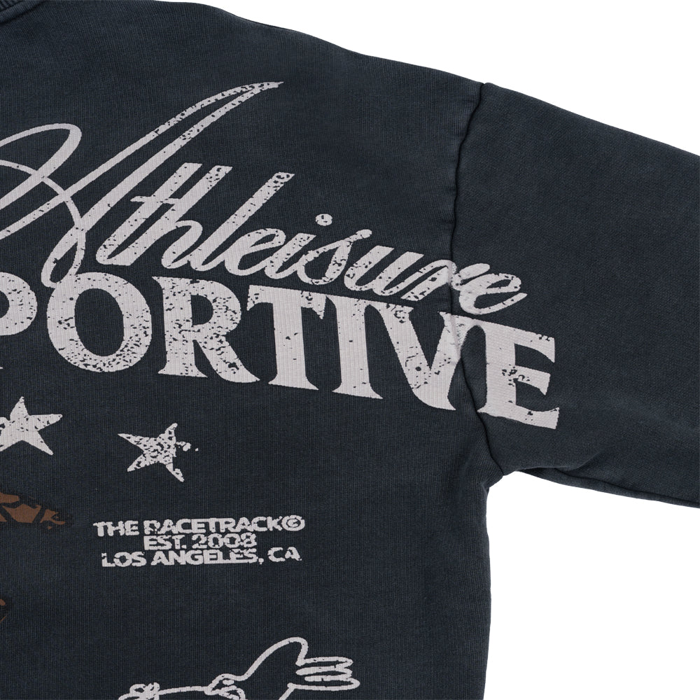 Radio 24/7 Crewneck - Grey Fadeout