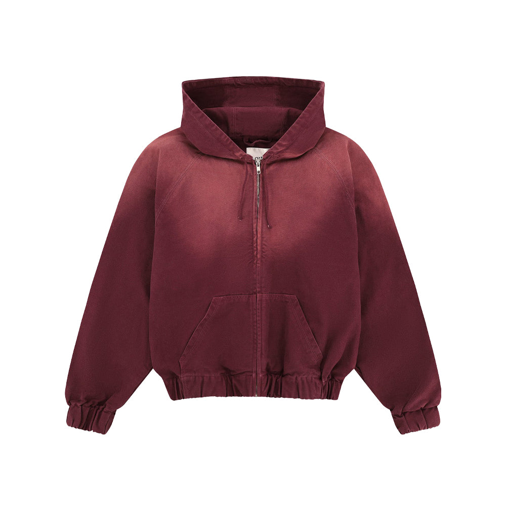 Red Washed Jacket - Red