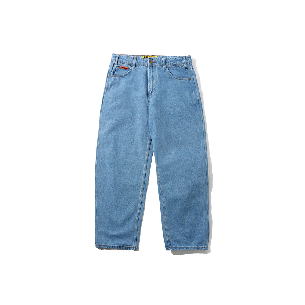 Relaxed Denim Jeans - Washed Indigo
