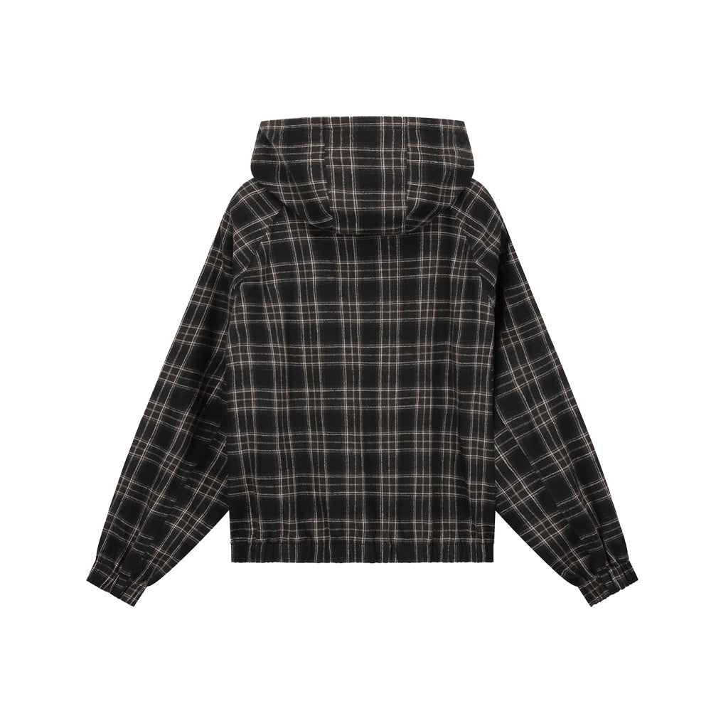 Reversible Hooded Jacket - Black