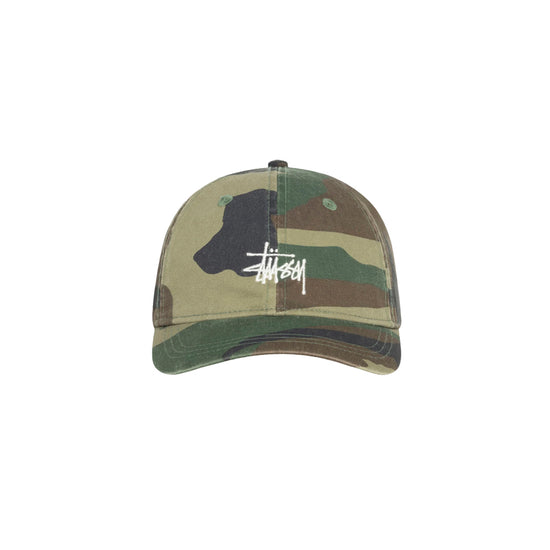 Basic Washed Low Pro Cap (Woodland Camo)