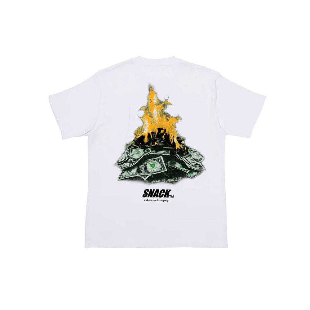 Burning Money Tee (White)