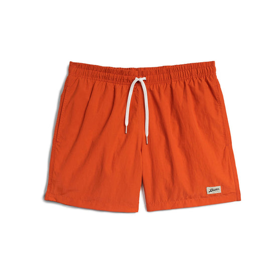 Solid Orange Swim Trunk