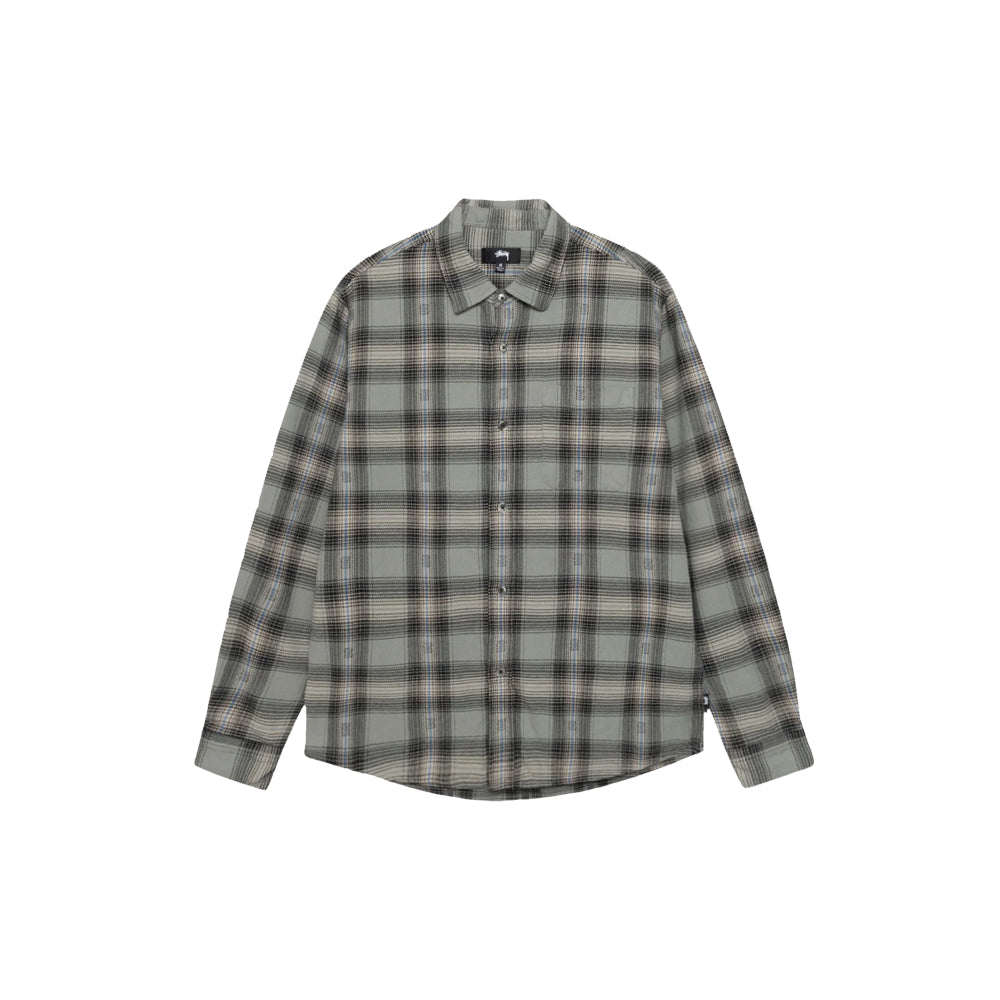 Motif Plaid Shirt (Grey)