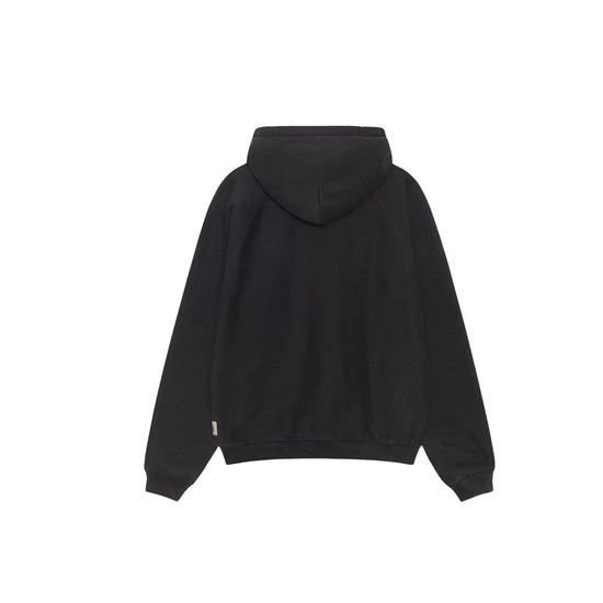 Fleece Raglan Hood (Washed Black)