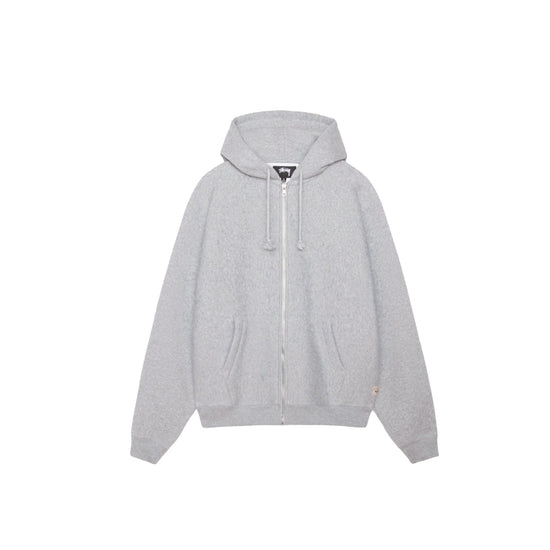 Raglan Zip Hood (Grey Heather)