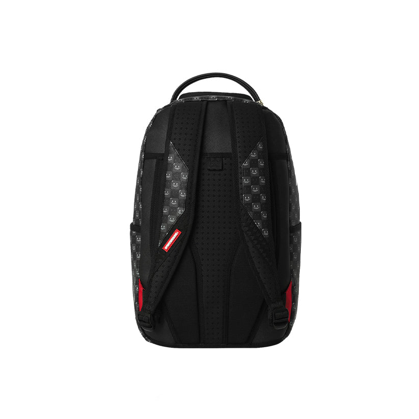 Sharks In Paris WTF Bubbly Black Check Dlxsv Backpack - Black