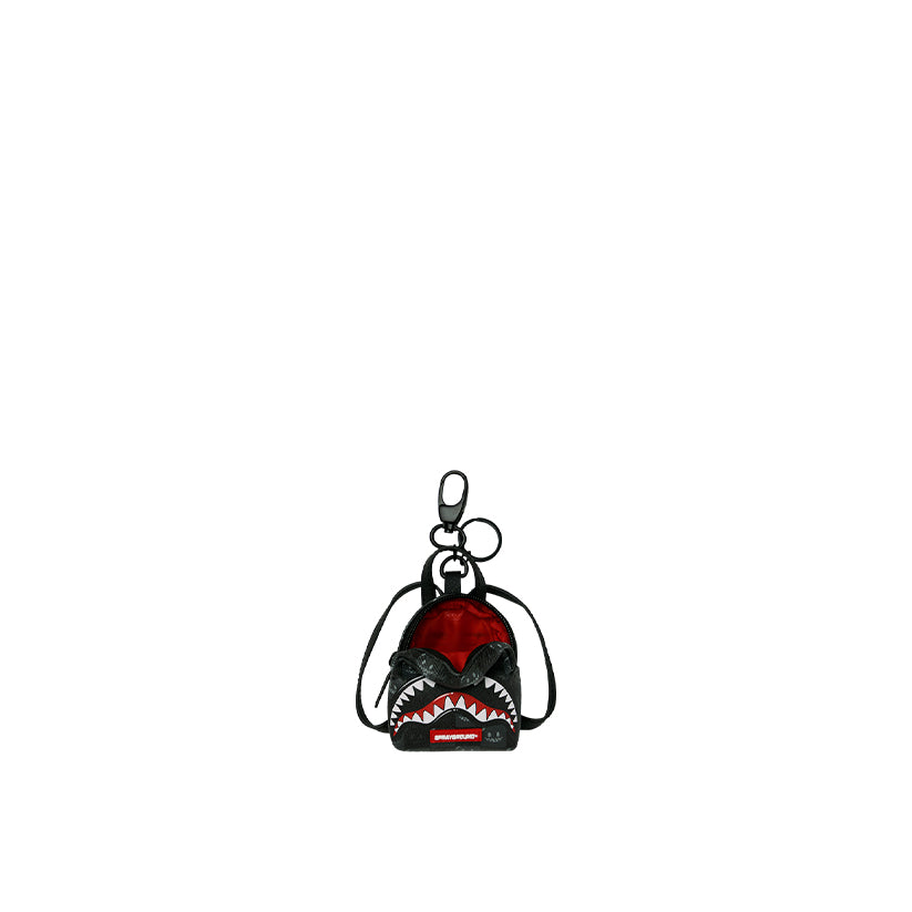 Sharks In Paris WTF Bubbly Black Check Keychain - Multi