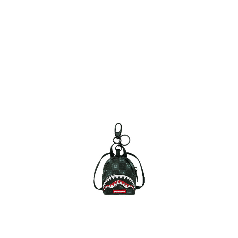 Sharks In Paris WTF Bubbly Black Check Keychain - Multi