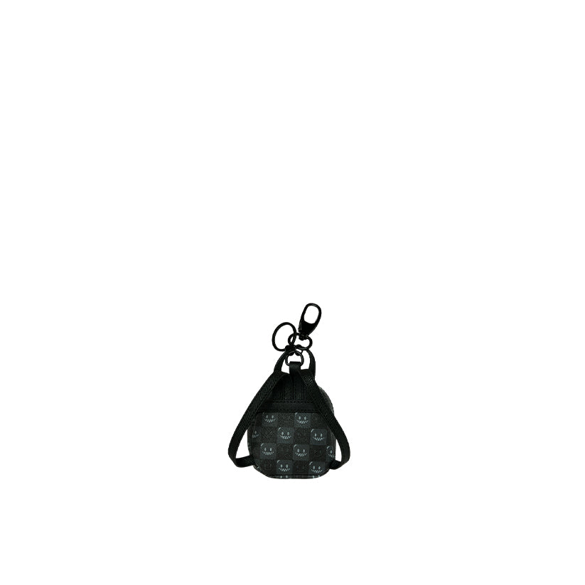 Sharks In Paris WTF Bubbly Black Check Keychain - Multi