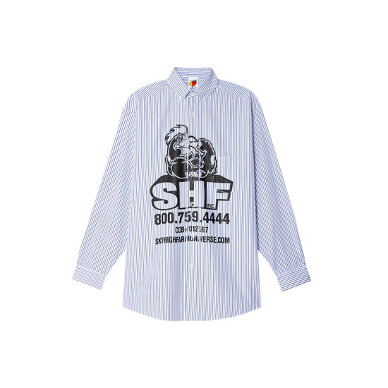 SHF Chicken Button Down Shirt Woven (Blue)
