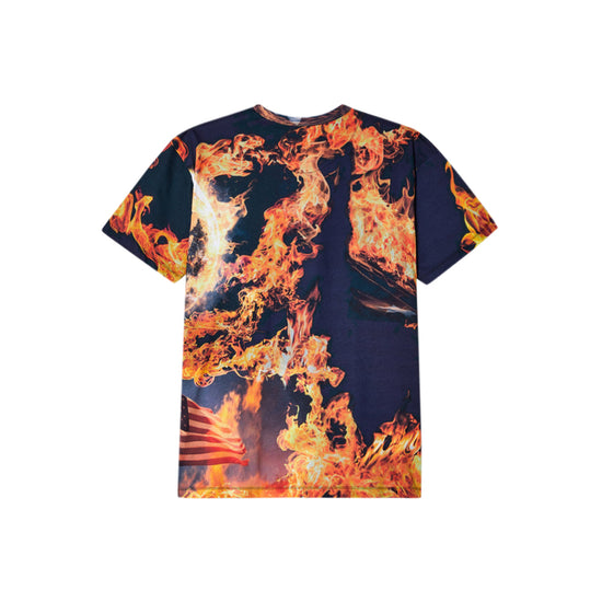 World is Burning T-Shirt Knit (Print)