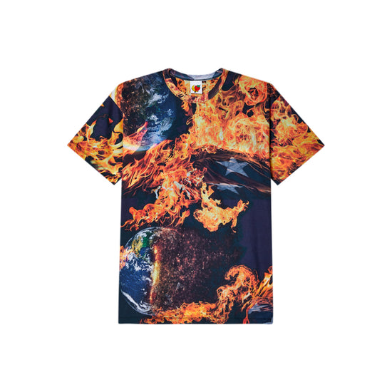 World is Burning T-Shirt Knit (Print)