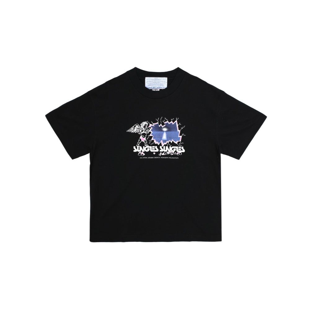 تيشيرت الهروب (أسود)