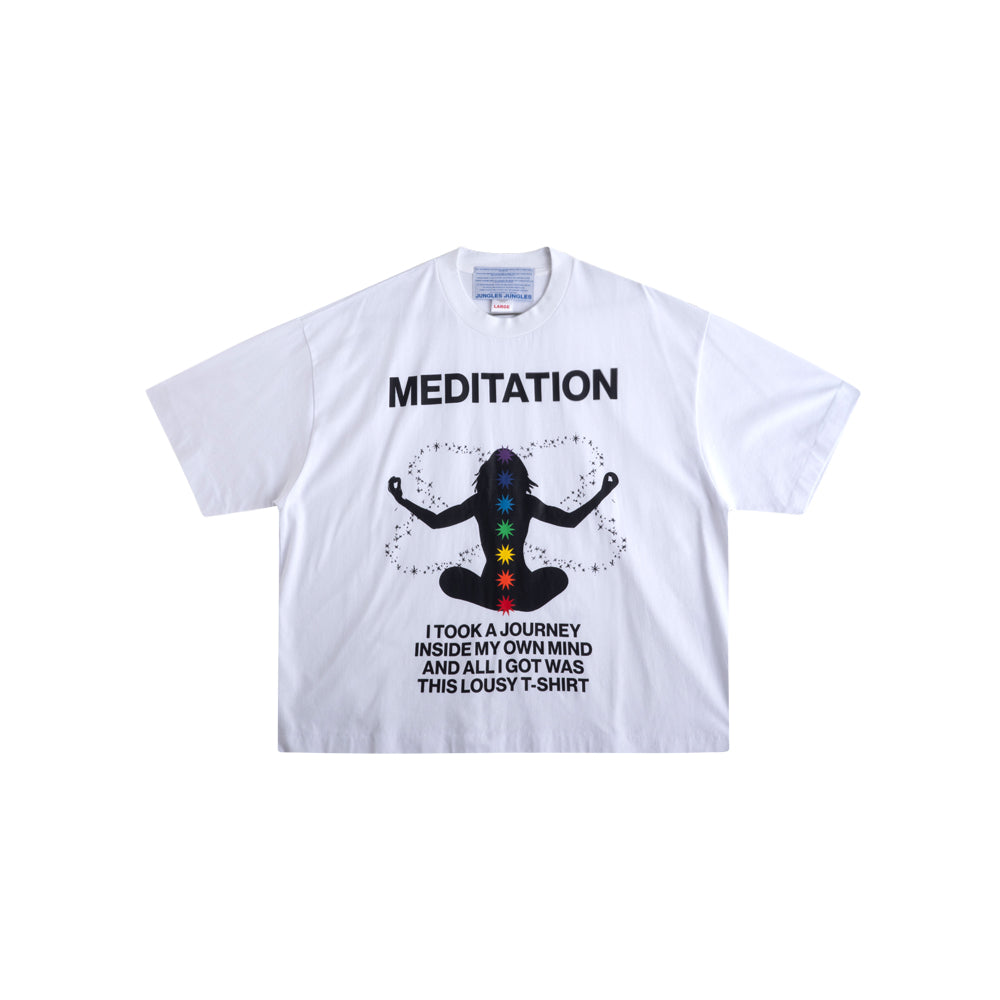 Meditation SS Tee - White