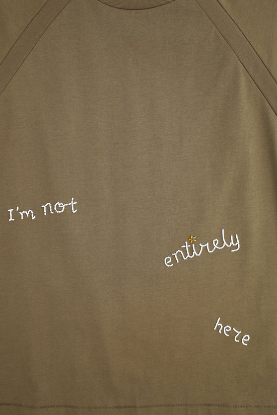 Not Here Tee (Olive)