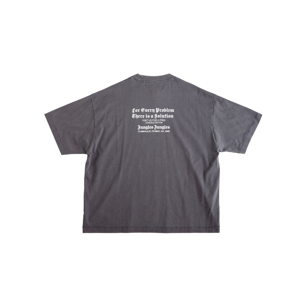 For Every Problem SS Tee - Vintage Blue