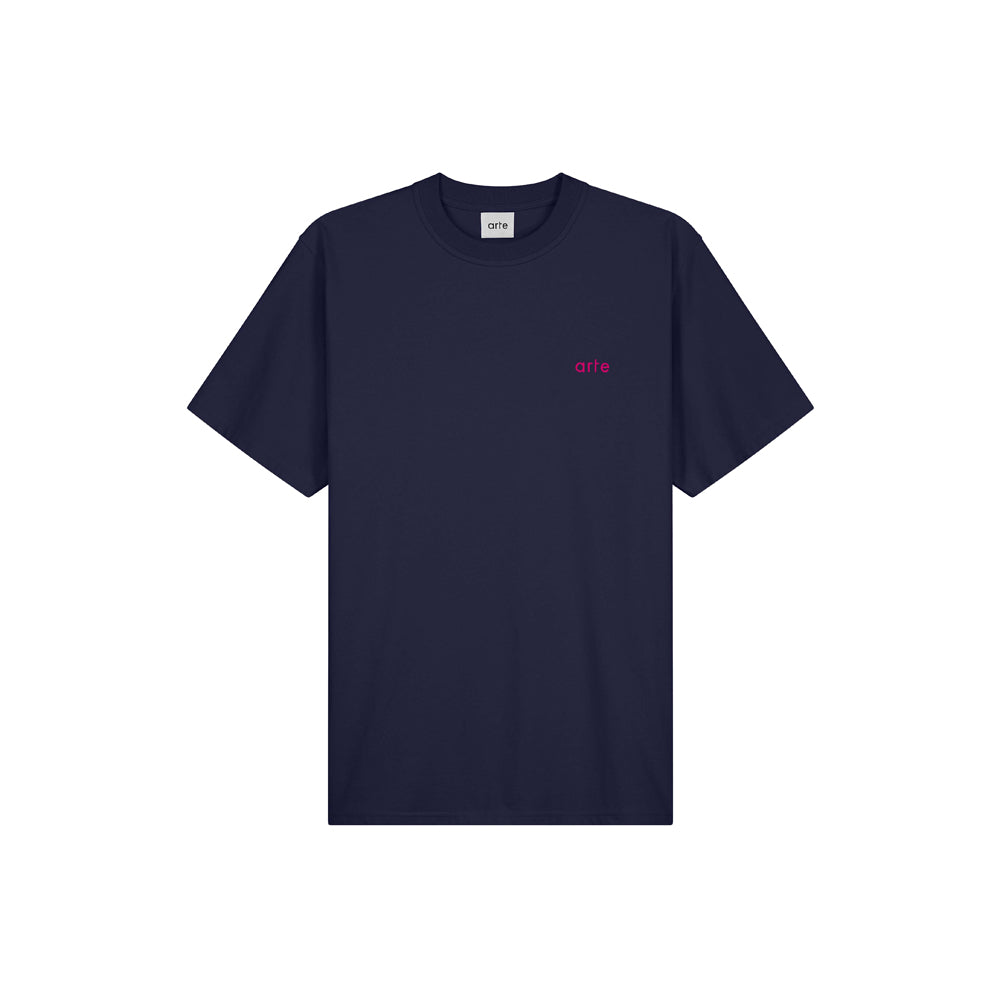 Teo Back Multi Runner T-shirt (navy)