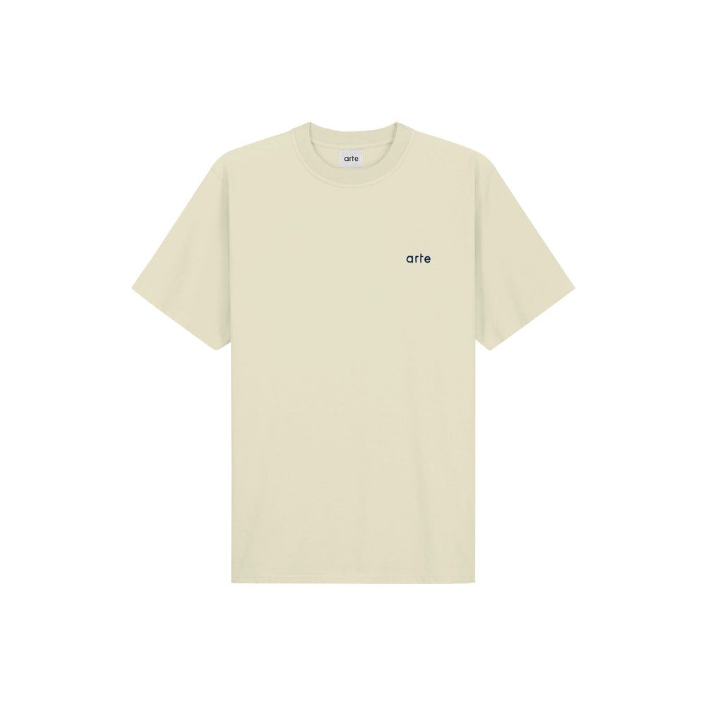 تي شيرت Teo Back Rings (كريمي)