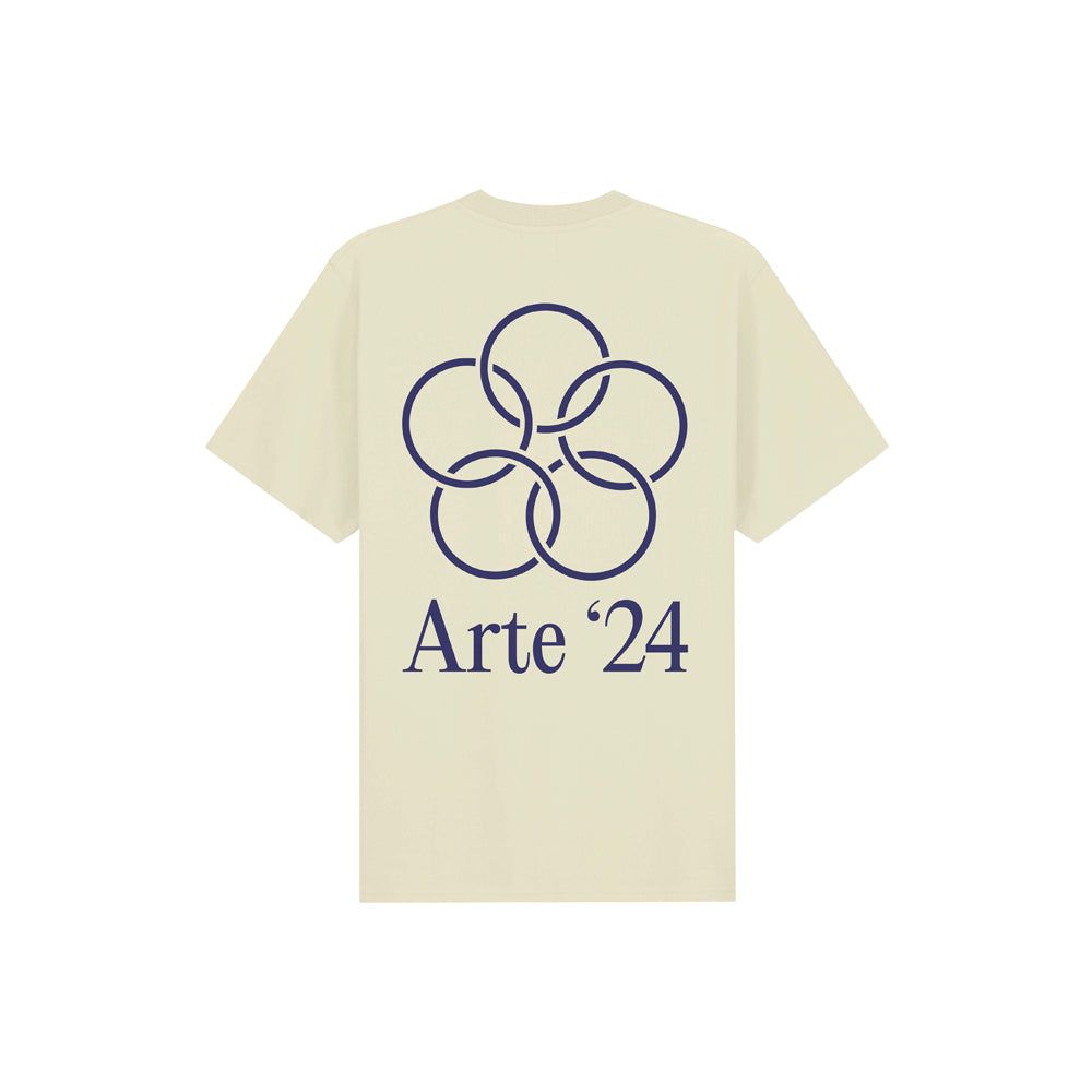 تي شيرت Teo Back Rings (كريمي)