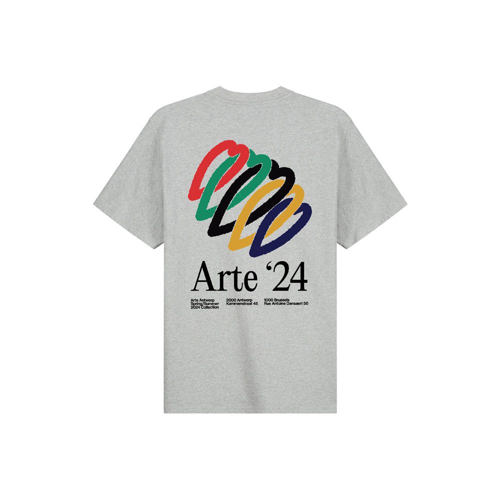 تي شيرت تيو باك هارتس (رمادي)