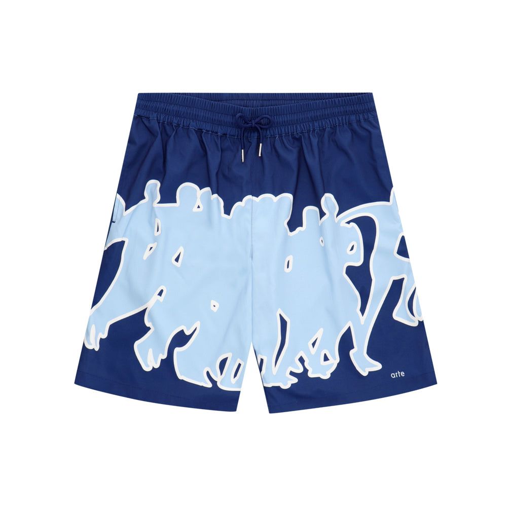 شورت صامويل متعدد العداء (كحلي)