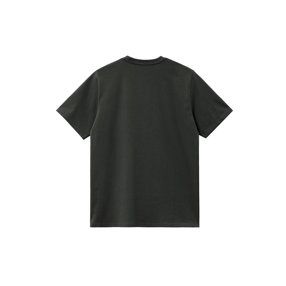 S/S American Script T-Shirt - Raven